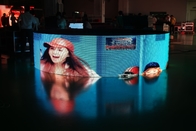 Slim Fixed Installation 360 Curved Led Display Adervertising Panel For Concert Stage